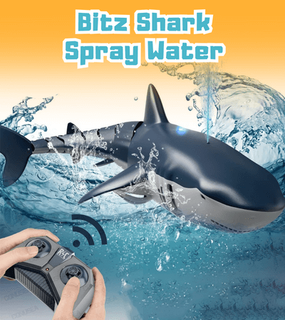 Remote Controlled Smart Bitz Shark Spray Water
