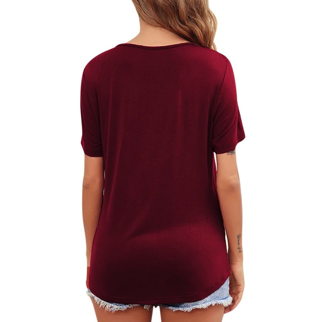 Short Sleeve Breastfeeding Shirt - Lila - BITZ