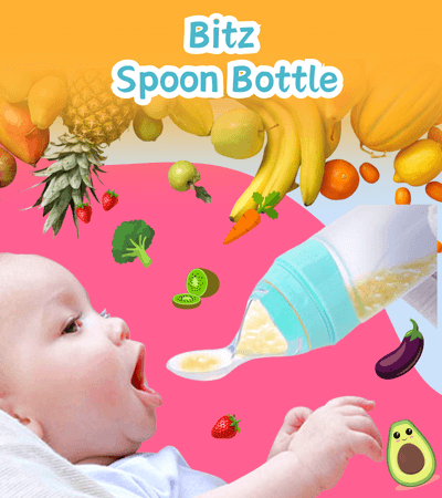 Feeding Baby Bitz Spoon Bottle