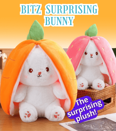 Plush Strawberry Bitz Bunny