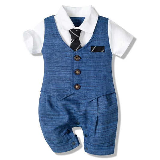 Formal Romper Gentleman Outfit - Little Suit