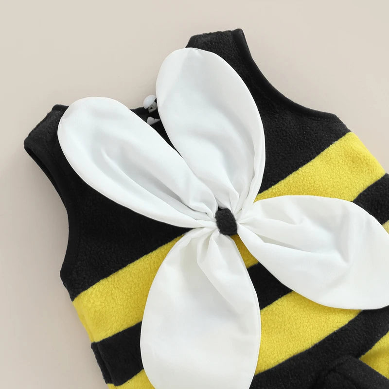 Baby Boy Girl Bee Romper Jumpsuit - Bumblebee