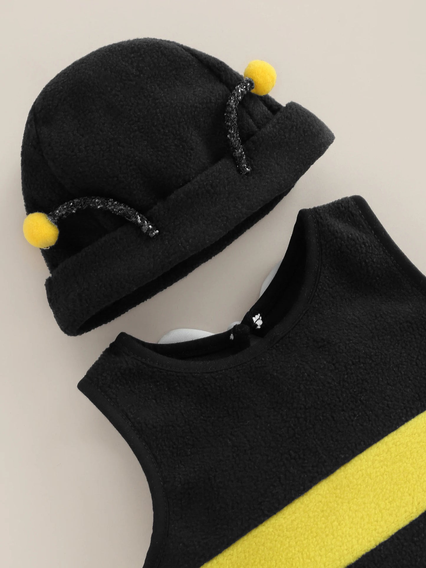 Baby Boy Girl Bee Romper Jumpsuit - Bumblebee