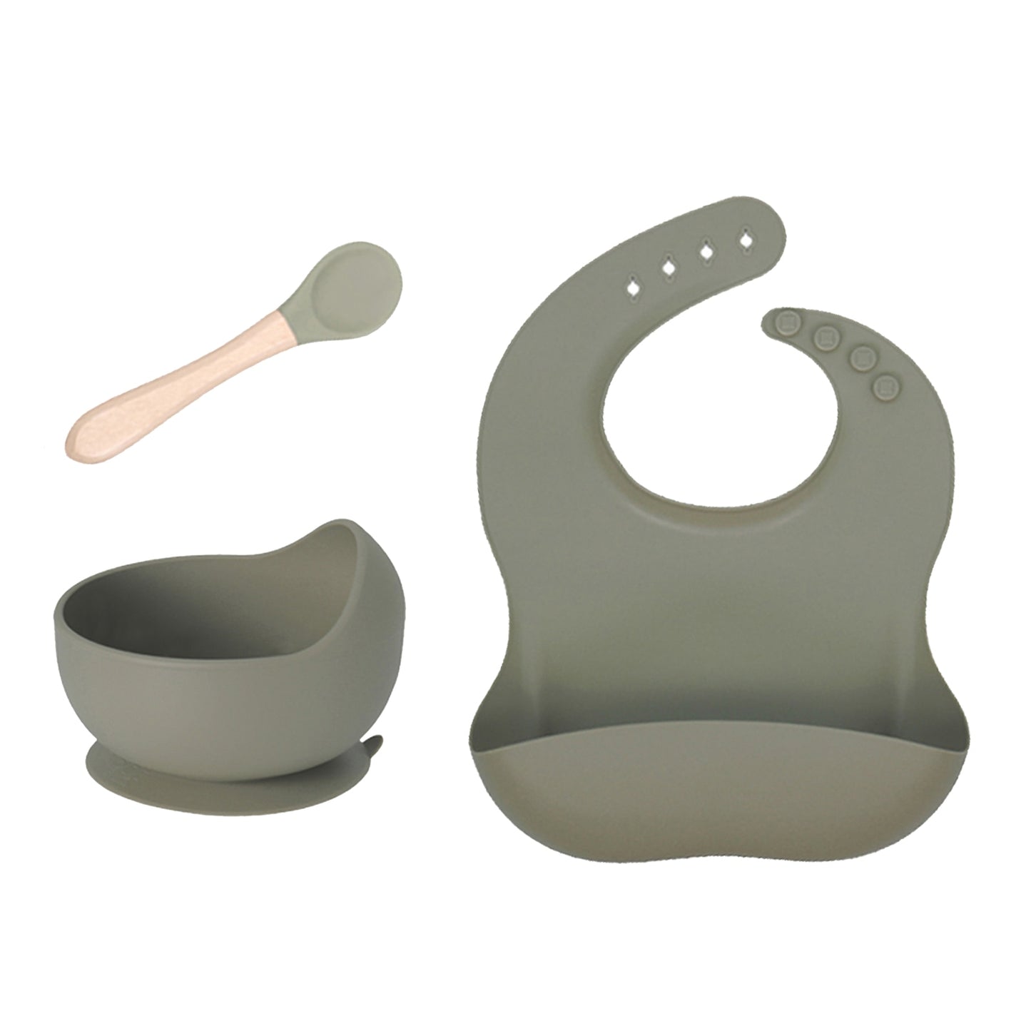 Sustainable Bitz Silicone Feeding Set - Easy Travel