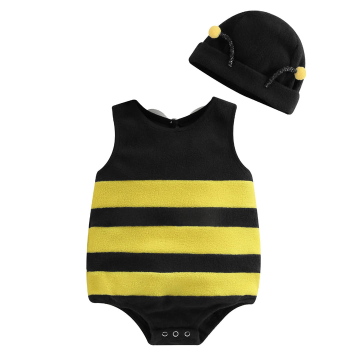 Baby Boy Girl Bee Romper Jumpsuit - Bumblebee