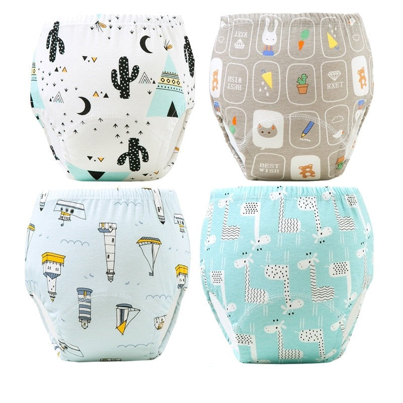 4 Pack Reusable Waterproof Bitz Baby Underwear