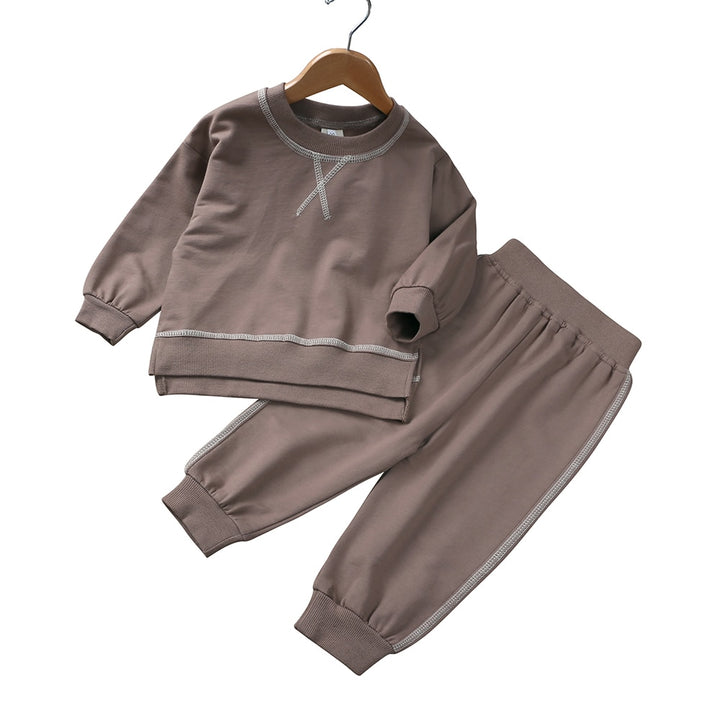 2pcs Sweatshirt + Pants Bitz Casual Set - Basics