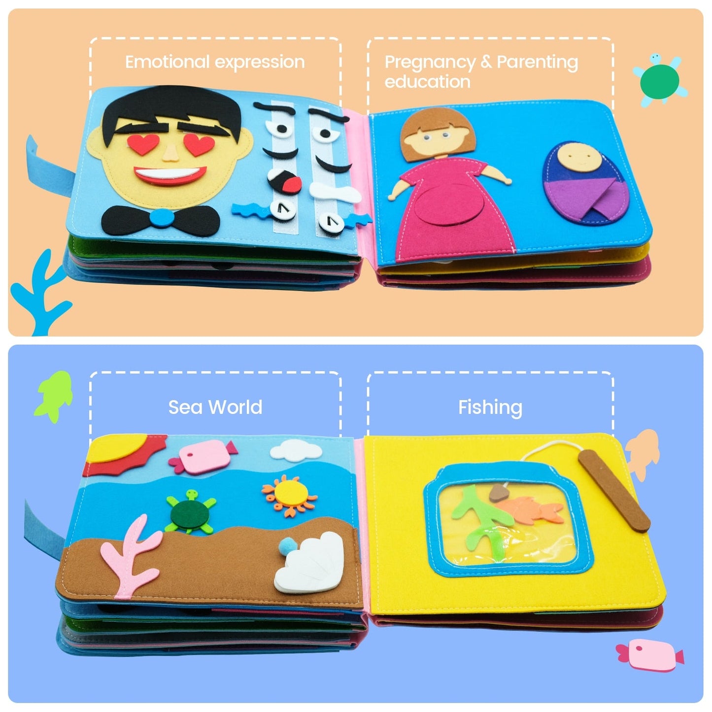 Montessori 3D Learning Bitz Busy Board