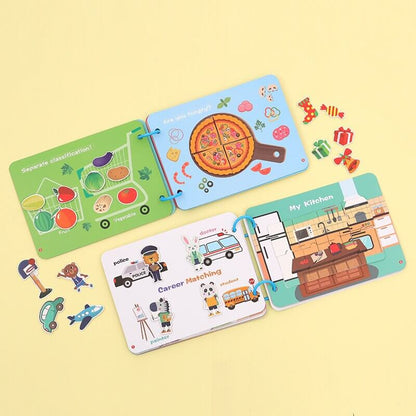 Educational Stick it Game Montessori Bitz Quiet Book - BITZ