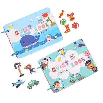 Educational Stick it Game Montessori Bitz Quiet Book - BITZ