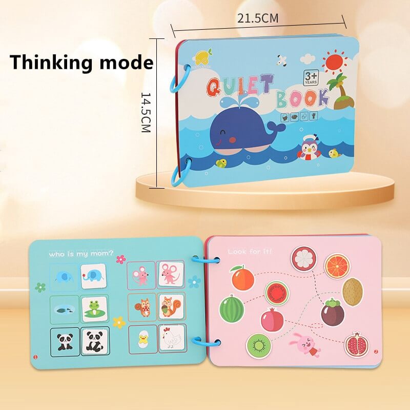 Educational Stick it Game Montessori Bitz Quiet Book - BITZ
