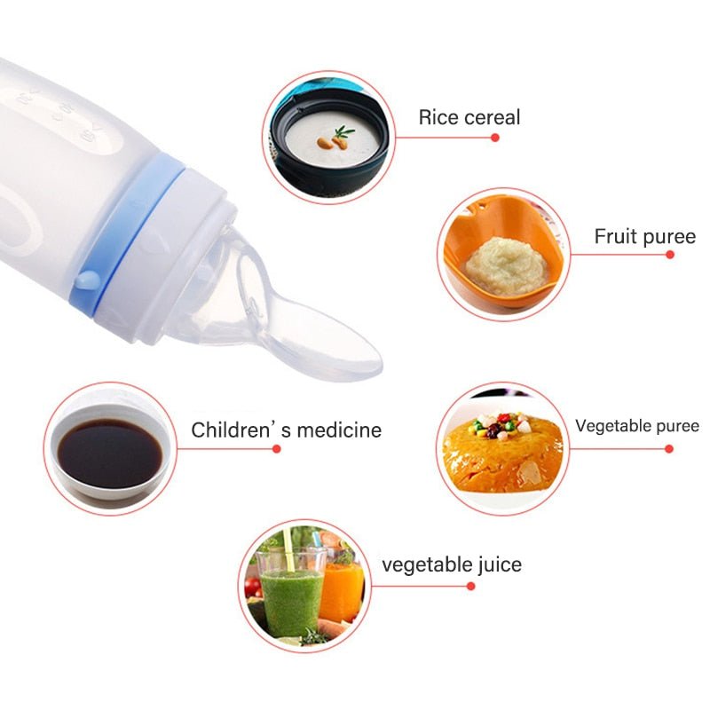Feeding Baby Bitz Spoon Bottle - BITZ