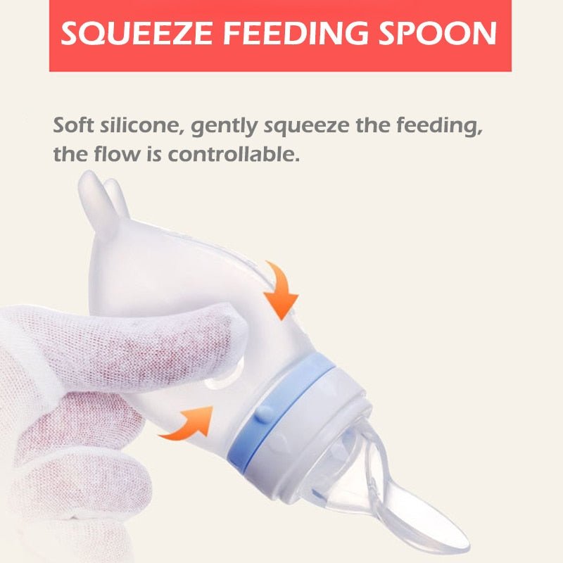 Feeding Baby Bitz Spoon Bottle - BITZ