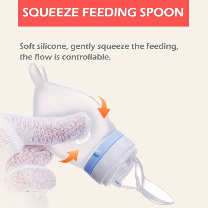 Feeding Baby Bitz Spoon Bottle - BITZ