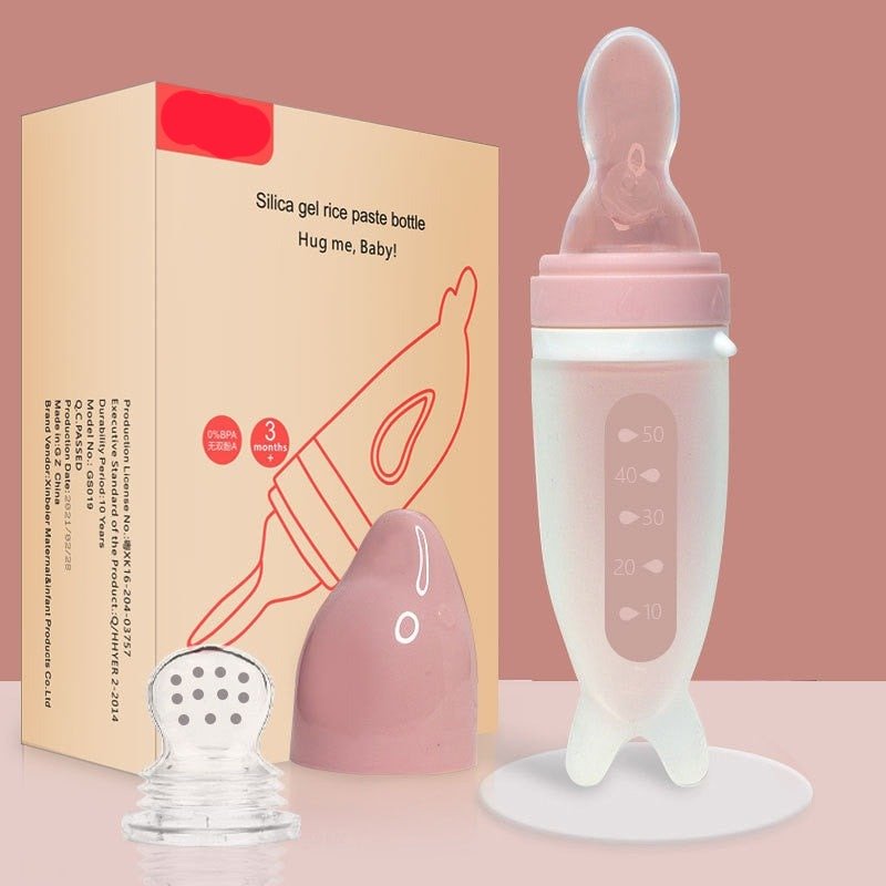 Feeding Baby Bitz Spoon Bottle - BITZ