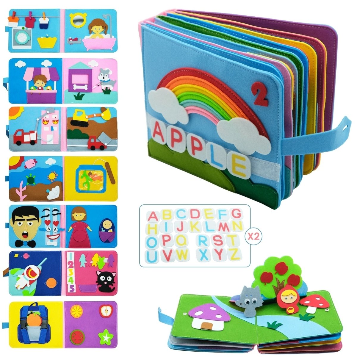 Montessori 3D Learning Bitz Busy Board - BITZ