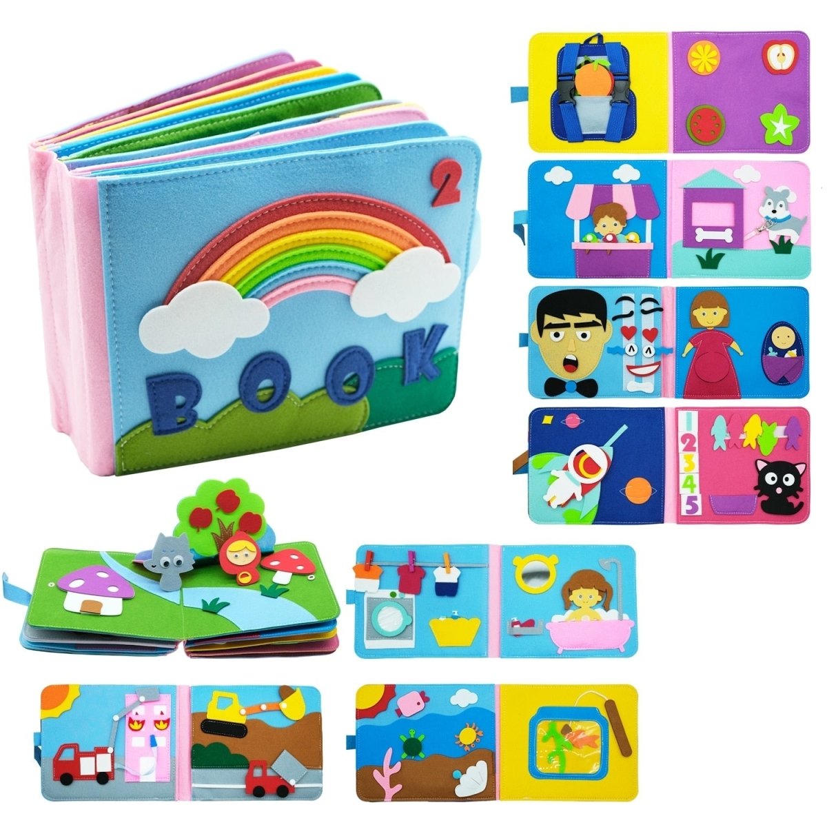 Montessori 3D Learning Bitz Busy Board - BITZ