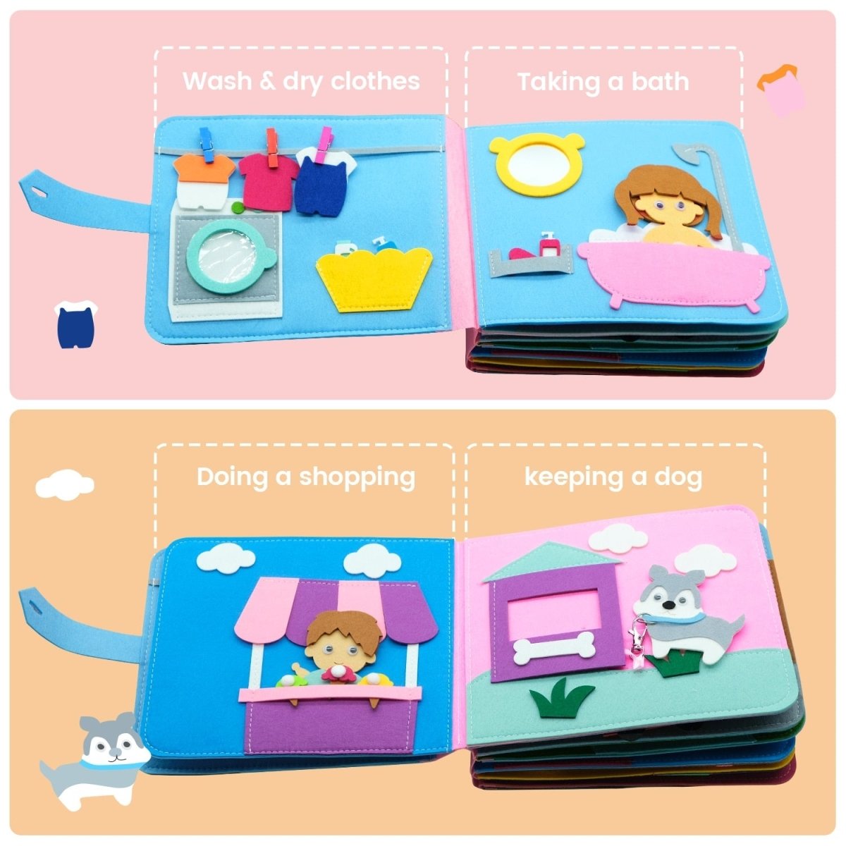 Montessori 3D Learning Bitz Busy Board - BITZ