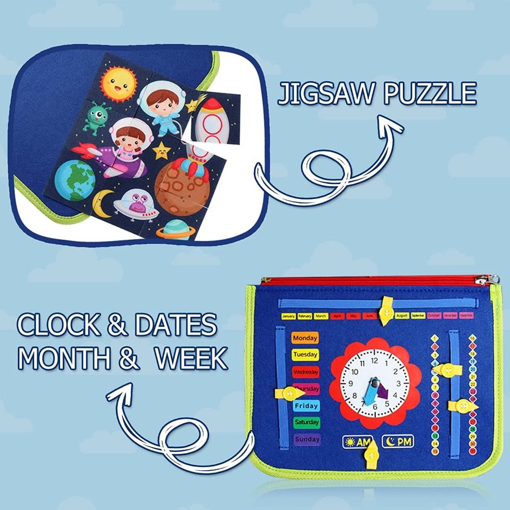 Montessori Busy Bitz Sensory Board - BITZ