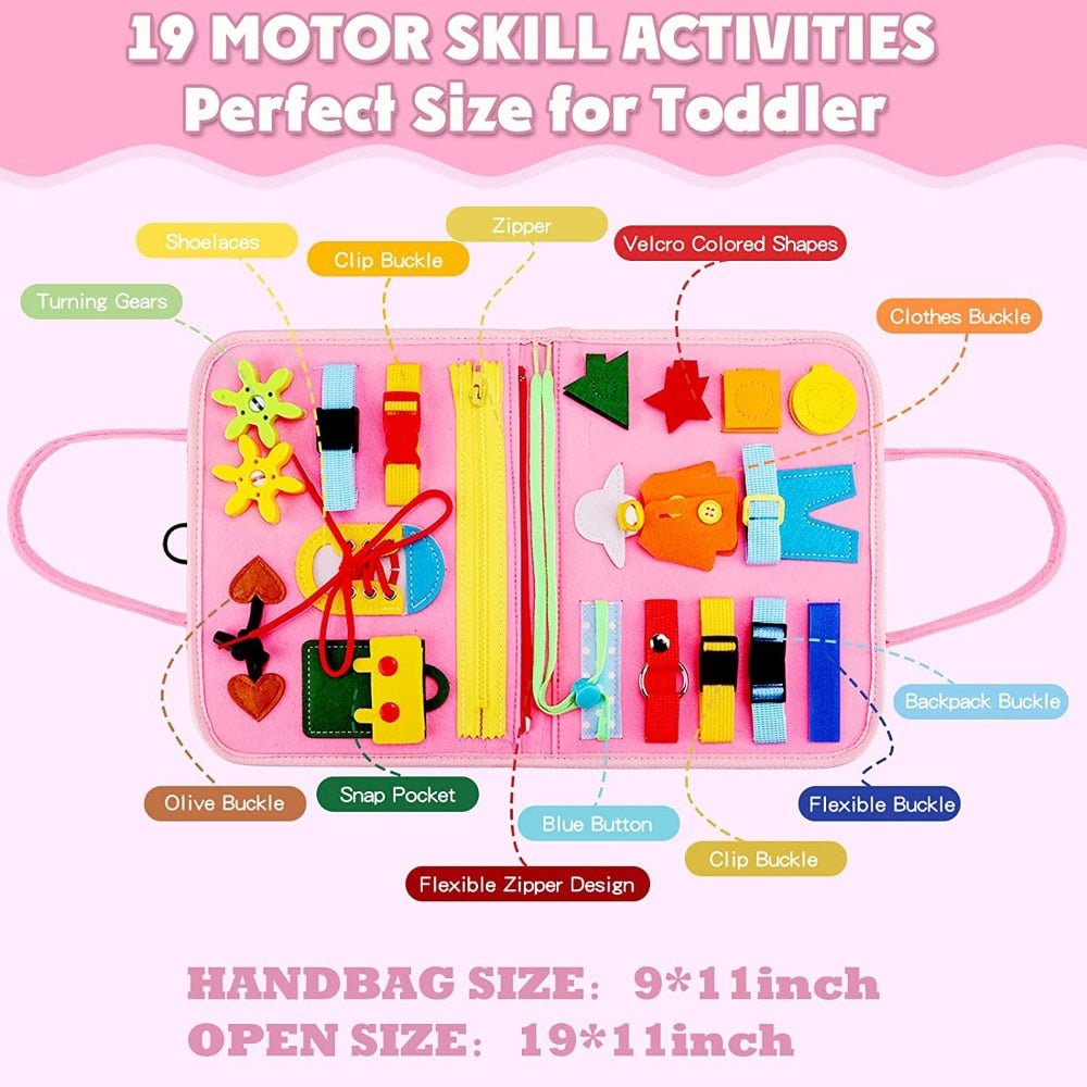 Montessori Busy Bitz Sensory Board - BITZ