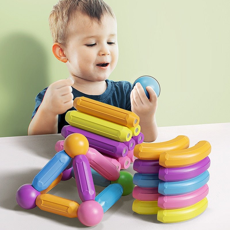 Montessori DIY Bitz Magnet Construction - BITZ