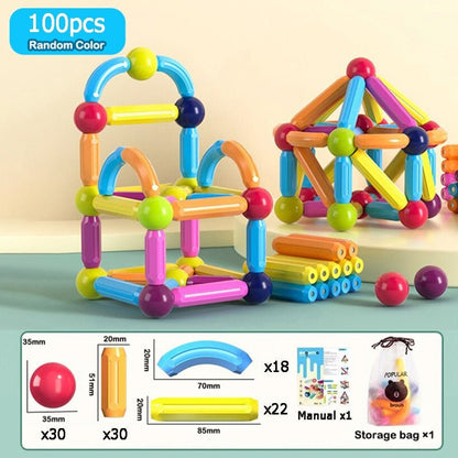 Montessori DIY Bitz Magnet Construction - BITZ