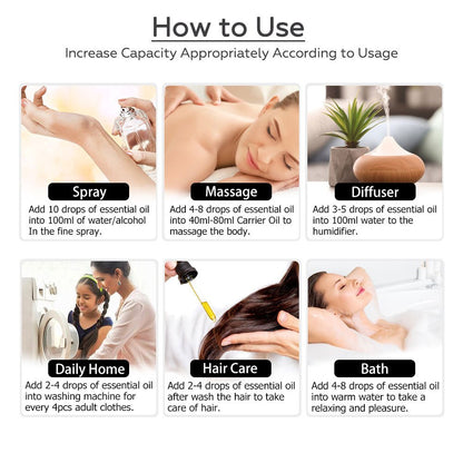 Pure Natural Therapeutic Grade Essential Oils - BITZ