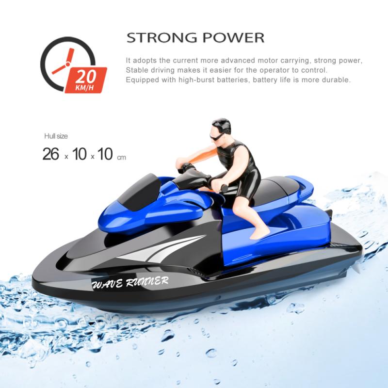 Remote Control Rapid Bitz Water Boat - BITZ