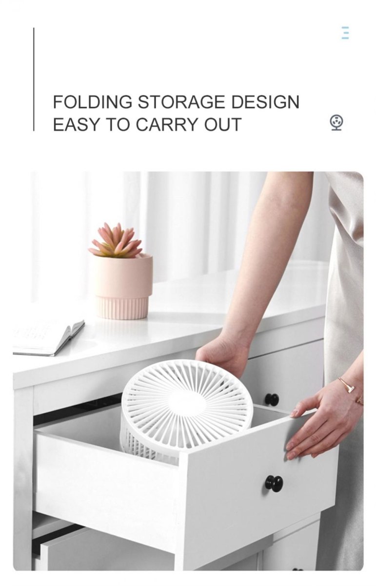 Telescopic Portable Folding Fan - BITZ